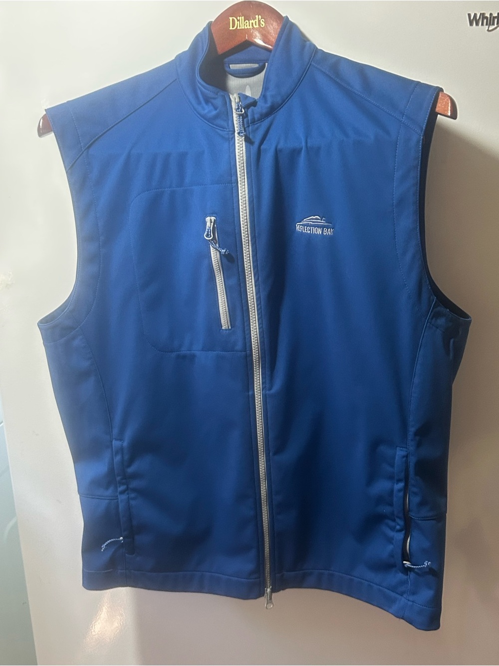Jonnie O Men's Blue Golf Vest windbreaker